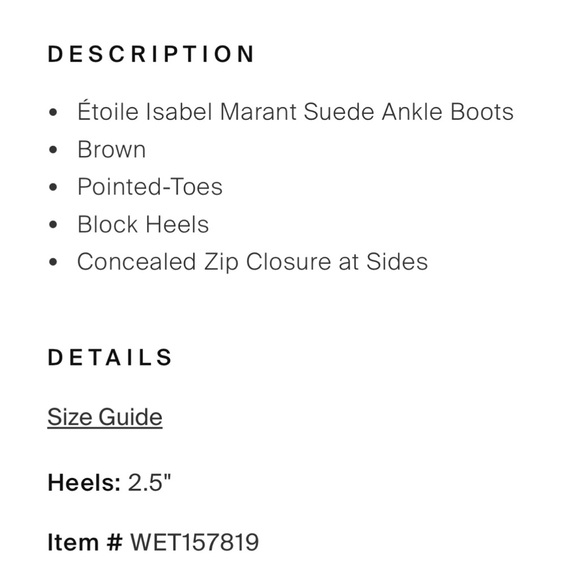 Isabel Marant Etoile brown suede western ankle boots 39 (8) - Picture 9 of 10